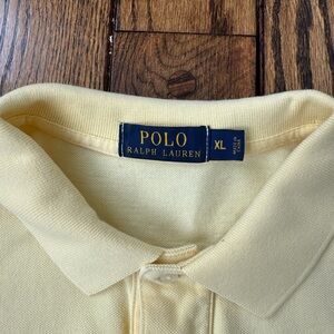Ralph Lauren Yellow Polo Shirt Men’s Size XL.